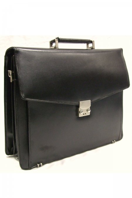 bonded leather briefcase