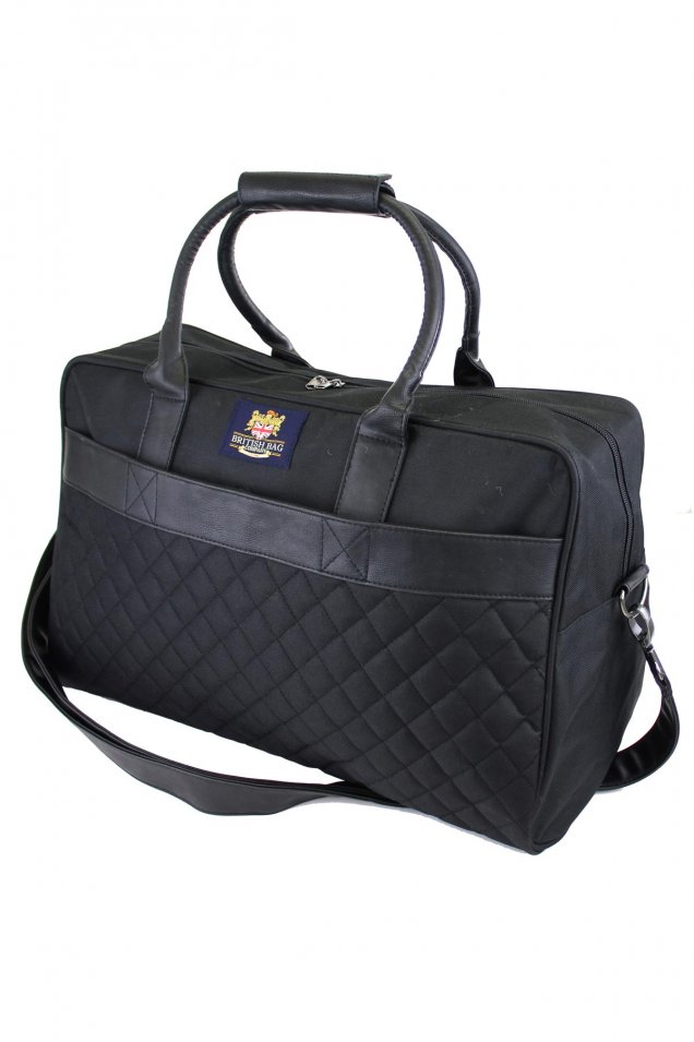 it luggage quilted divinity holdall black rosegold