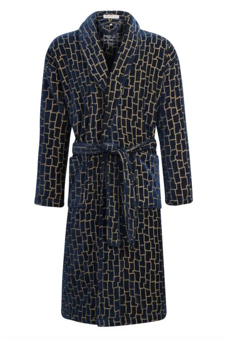 Bown of London Men's Dressing Gown - Agean