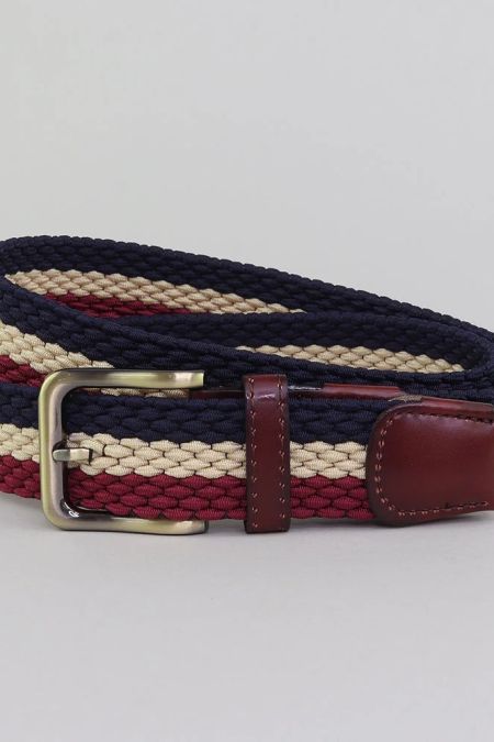 Essendine 35mm Elastic Webbing Belt from Sophos - Union Jack Colour Swatch