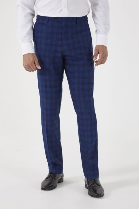 JPRJONES Slim Fit Tailored Trousers | Dark Blue | Jack & Jones®